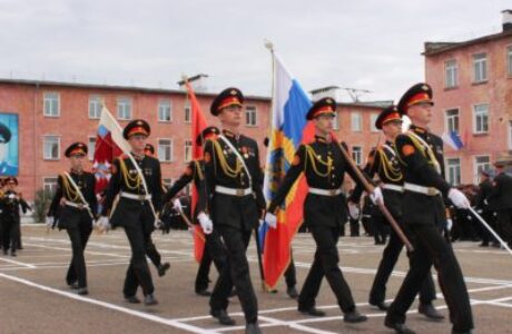 В Кедровом кадетском корпусе состоялось торжественное построение, посвященное  Дню Знаний